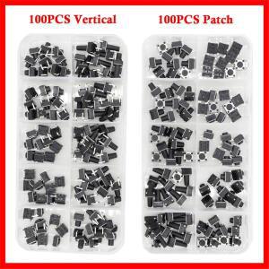 100 PCS 모델 6*6 택트 스위치 촉각 푸시 버튼 키트 높이: 4.1 5~12MM DIP 4P 마이크로 6x6 키
