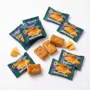 오리온 12P 마켓오 황치즈 브라우니 240g 4개