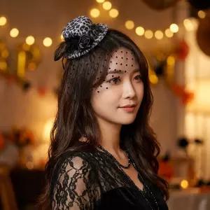 다플  할로윈 모자 머리핀 귀여운 연출 뷰티걸 디자인 파티 장식
