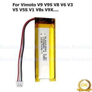 Vimoto V9 블루투스 헤드셋 오토바이 헬멧 용 새 배터리