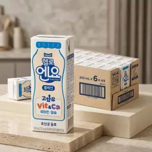 헬로엔요 플레인 200ml × 24팩