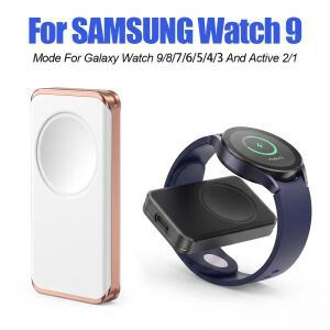 호환 삼성 갤럭시 워치 9/8/7/6 클래식, 5 프로, 4/3, 액티브 2, 1용 USB-C 고속 충전 도크, 타입 C 무선