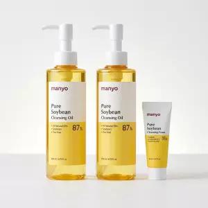 마녀공장 퓨어 소이빈 클렌징오일 200ml 2입  (+25ml+폼20ml)