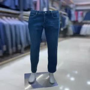 인디안 남성 겨울 노턱 베이직핏 안감 기모 본딩 데님(청)바지 4 W 9469