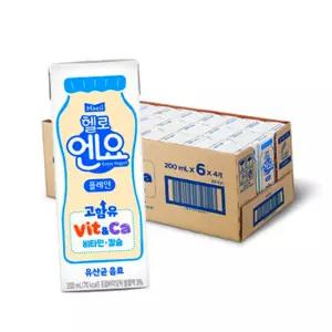 헬로엔요 플레인 200ml x 24팩