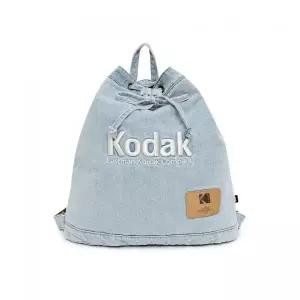 KODAK 데님 가죽패치 스트링백 BLUE K6343LBP83BLU