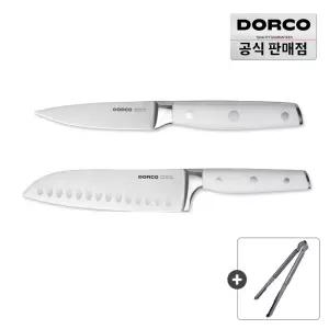 [주방특가전20%] 도루코 클래식 리미티드 화이트 주방칼 2종세트 (다용도식도+과도)