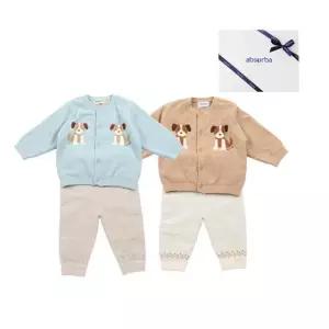 [갤러리아] 누카니트가디건상하(AB2672SE11) 쌍둥이,출산,백일,돌 축하아기옷,어린이집등원룩