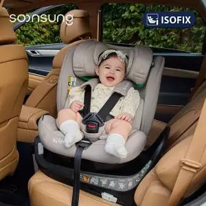 순성 우노 에어 올인원 아이사이즈 회전형 카시트 ISOFIX