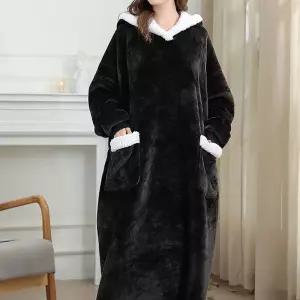 블랭킷 대형 극세사 입는 담요 LM0492 후드