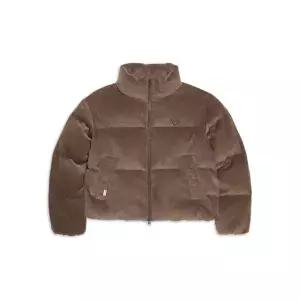 [마크곤잘레스](센텀시티점)우먼즈 엔젤 코듀로이 푸퍼 패딩 자켓 - BROWN Z264WJP830080