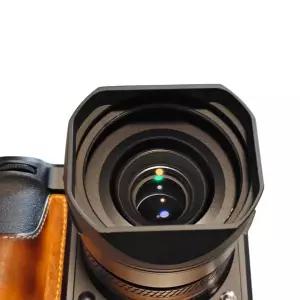 Hasselblad XCD 55 28F4 38 90용 후드 캡이 포함된 메탈 사각 렌즈 후드