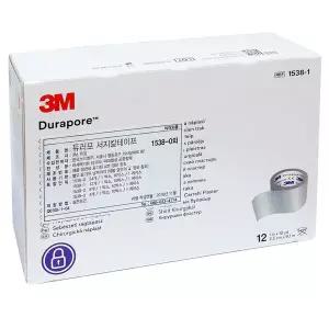 3M 듀라포 1538-1 1인치 X 12롤 - 면실크반창고/의료용테이프