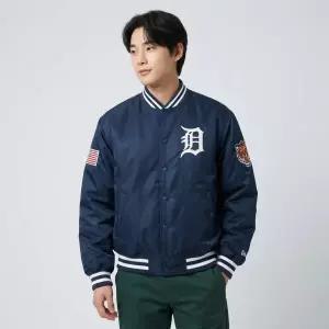 NEW ERA MLB 디트로이트 타이거즈 어센틱 스타디움 재킷 네이비