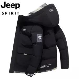 지프 JEEP SPIRIT  겨울 신상 남성 패딩 숏 기장 도톰 패딩 아우터 후드 패딩