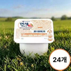 연세 요거트 복숭아 80g, 24개