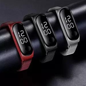 스크린 손목시계 방수 여자 메탈시계 공용시계 방수시계 남자