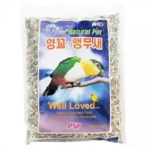 앵무새 반려새 사료 새모이 잉꼬 앵무새밥 먹이 700g