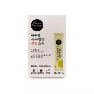 해통령 육수명장 더 진한 육수 분말스틱 80g X 1박스 I