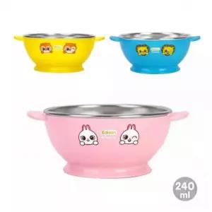 캐릭터 스텐 논슬립 유아식기 밥그릇
