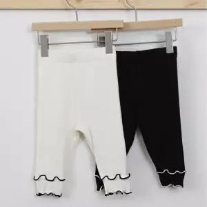 [BZJL5QLN_4C]바지 조카 옷 선물 여름 썸머 레깅스 6부