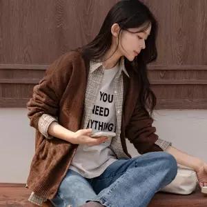 [캔마트] 레이븐 울 박시 가디건