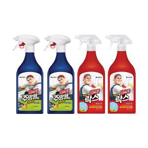 홈스타 주방용 500ml, 2개 + 착붙는락스 500ml, 2개