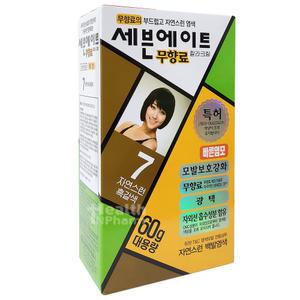 [동성제약] 세븐에이트 무향료 칼라크림(염색약) 60g 7호/7~8분염색완성