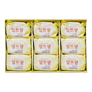 엘지 알뜰하게 오래쓰는 알뜨랑 비누 옐로레몬 140g 3개입 x 3개