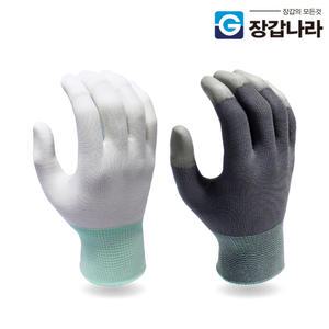PU손끝 코팅장갑 10켤레 탑피트 손가락코팅