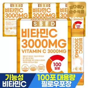 순수식품 비타민C 3000MG 400포 비타민 100% 분말 파우더 스틱