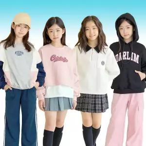 가을 초등 여아 주니어 옷 의류 크롭 후드 티셔츠 맨투맨 초등학생 고학년 저학년