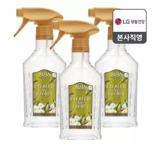 아우라 섬유향수 플라워바이플로라 400mL x3개
