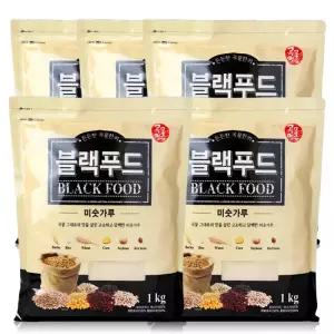곡물명가 블랙푸드 미숫가루 1kg x5개