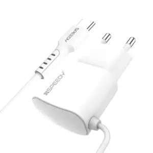 스피디 5V 1A 저속 USB 충전기 C타입 케이블 일체형 어댑터