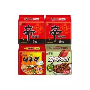 농심 농심 신라면 10개 + 너구리 5개 + 짜파게티 5개