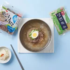 [칠갑농산] 시원한 냉면 10인분 세트(육수포함) 물/동치미/반반/비빔
