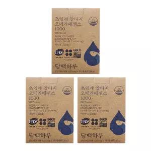 담백하루 초임계 알티지 오메가 에센스 1000 3박스