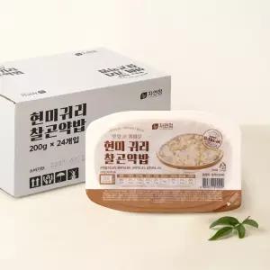 자연정 현미귀리찰곤약밥 200g x 24개 1박스