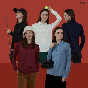 [르까프] 23FW 여성 기모 카라티셔츠 5종세트