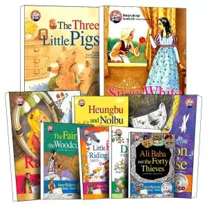 First Story Books 세계 명작 전래 동화 영어 회화 아기돼지 삼형제 백설공주 사자와 생쥐 미운 아기 오리 신데렐라 피노키오 인어공주 피터팬 성냥팔이 소녀 오즈의 마법사 해님달님 CD 포함 어린이 전집 그림 책