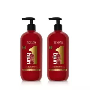 레브론 트리트먼트가 필요없는 올인원 샴푸 490ml 2개(+샴푸/컨디셔너 50ml 세트증정)