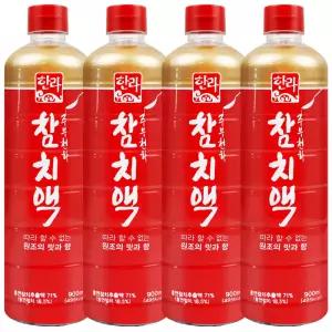 한라 참치액 900ml x 4개