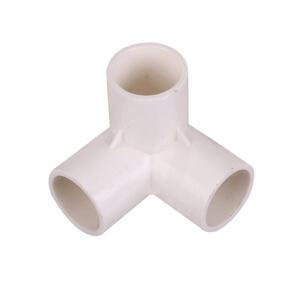 PVC 파이프 연결 3구 커넥터 코너 배관 부속 DIY 조립 부품 이음관 소켓 조인트