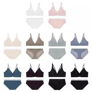 [코데즈컴바인이너웨어](강남점)노와이어/브라렛 여성세트 12종택1(CFWBR162+952)