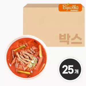 춘풍접객 육개장 600g x 25개 (1박스) 푸짐한 고급 육개장 간편 냉동 즉석조리 업소용 식당용 가정용 대용량 밀키트 혼밥