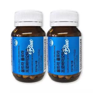 여에스더 유산균 블루 390mg X 60캡슐 2병 에스더포뮬러 울트라 플로라 프로바이오틱스