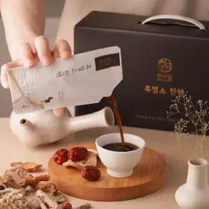 한비담 흑염소진액 엑기스 흑염소즙 효능 흙염소즙 90ml 30포