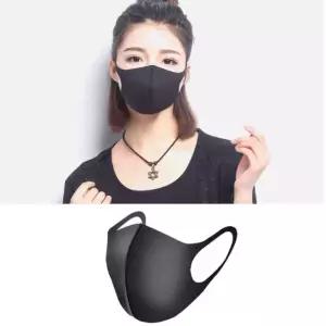 빨아서재활용가능한 3D마스크1P 블랙 다회용 패션마스크남여공용