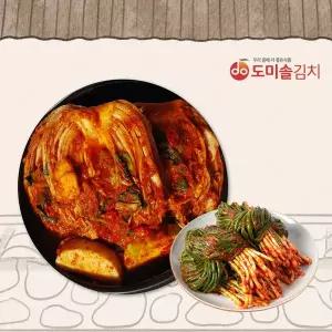 [도미솔] 사랑채포기김치5kg+파김치1kg